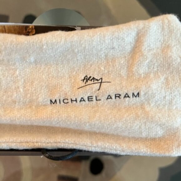 Michael Aram NIB Olive Branch Wine Stopper Gold Nickel Black Enamel - Picture 15 of 15